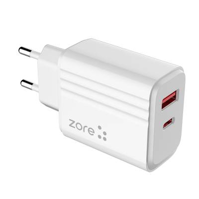 Zore Play Serisi PL05 Lightning 2in1 Seyahat Şarj Aleti 20W - 3