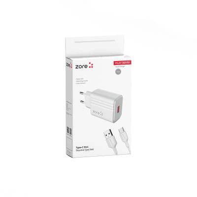 Zore Play Serisi PL1 Type-C 2in1 Seyahat Şarj Aleti 12W - 8