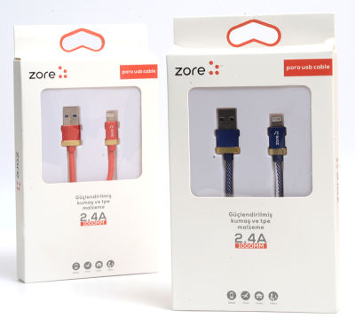 Zore Poro Lightning Usb Cable 1M - 2