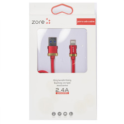 Zore Poro Lightning Usb Cable 1M - 11