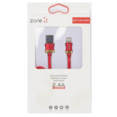 Zore Poro Lightning Usb Cable 1M - 11