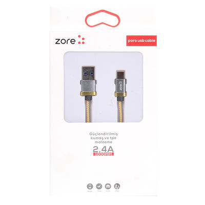 Zore Poro Type-C Usb Cable 1M - 11