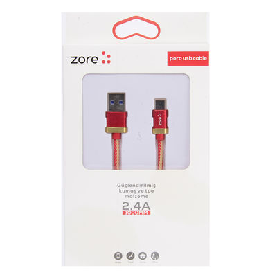 Zore Poro Type-C Usb Cable 1M - 12