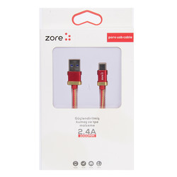 Zore Poro Type-C Usb Kablo 1M - 12