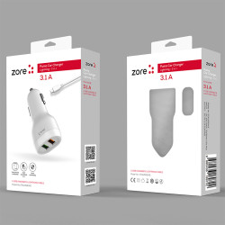 Zore Puma Series 2 in 1 Type-C Car Charger - 3