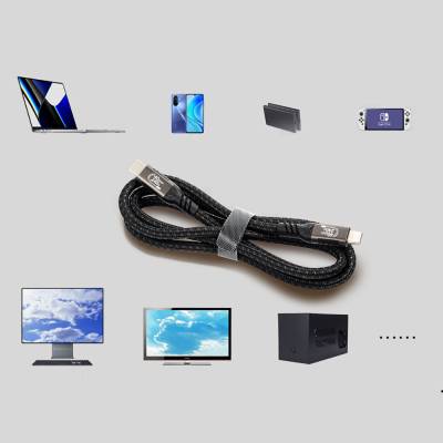 Zore QG01 Type-C to Type-C USB4 PD Data Cable 240W 40Gbps 8K@60Hz 0.2 Meter - 13