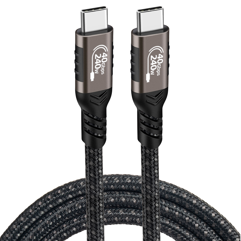 Zore QG01 Type-C to Type-C USB4 PD Data Cable 240W 40Gbps 8K@60Hz 1 Meter - 3