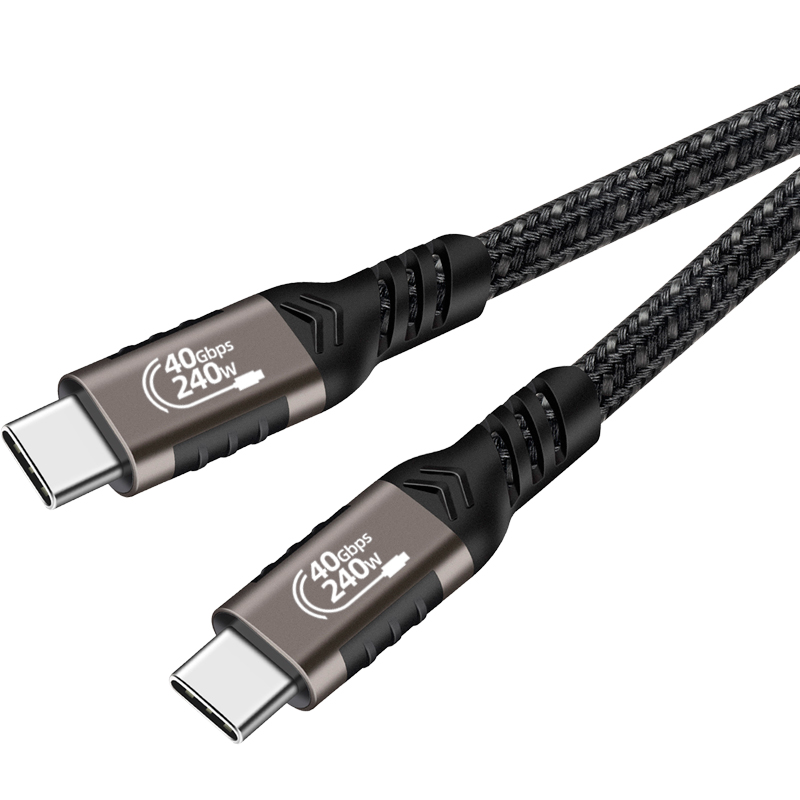 Zore QG01 Type-C to Type-C USB4 PD Data Cable 240W 40Gbps 8K@60Hz 1 Meter - 2