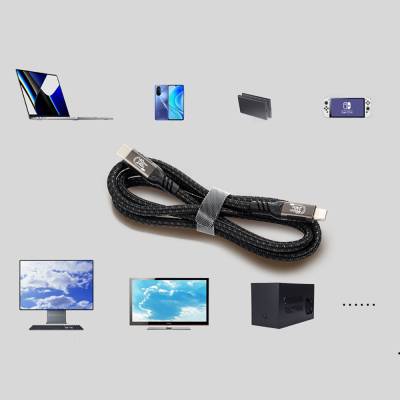 Zore QG01 Type-C to Type-C USB4 PD Data Cable 240W 40Gbps 8K@60Hz 1.2 Meter - 13