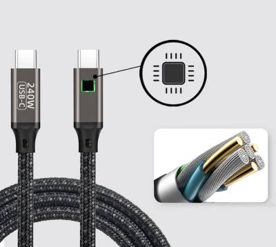 Zore QG02 Type-C to Type-C PD3.1 Data Cable 240W 480Mbps 0.5 Meter - 11