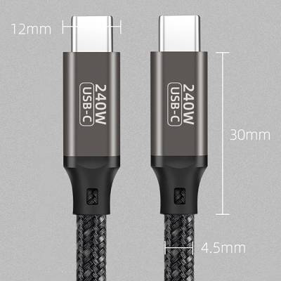 Zore QG02 Type-C to Type-C PD3.1 Data Cable 240W 480Mbps 0.5 Meter - 15