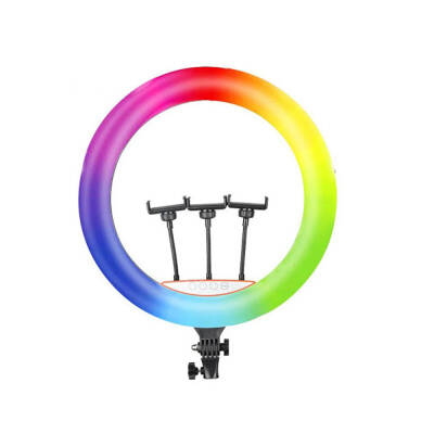 Zore RGB Light 45cm Işıklı Telefon Tutucu Ring Light - 1