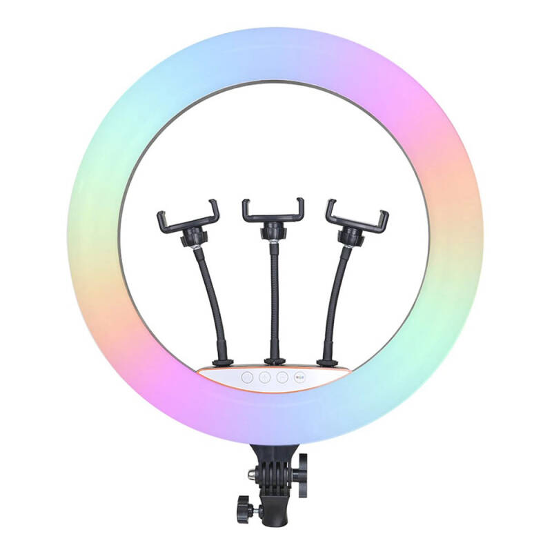 Zore RGB Light 56cm Işıklı Telefon Tutucu Ring Light - 6