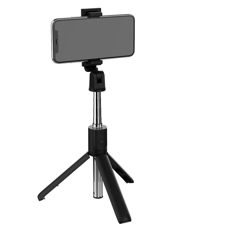 Zore S05 Bluetooth Selfie Özellikli Çok Fonksiyonlu Teleskopik Canlı Yayın Tripod Selfie Çubuğu - 4