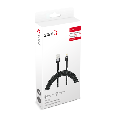 Zore Shira Series Lightning Usb Cable 2 Meter - 2