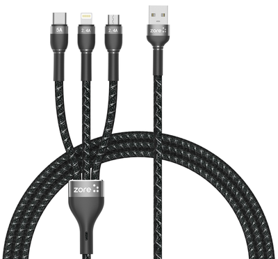 ​Zore Shira Series 3 in 1 USB Cable 150cm - 3