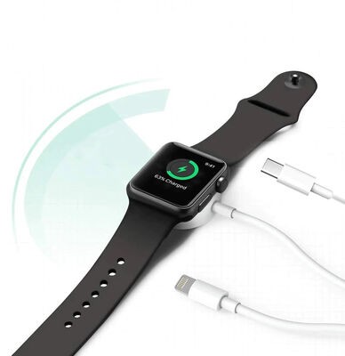 Zore Smart Watch 3 in 1 Lightning-Type-C-Wireless USB Charging Cable - 2