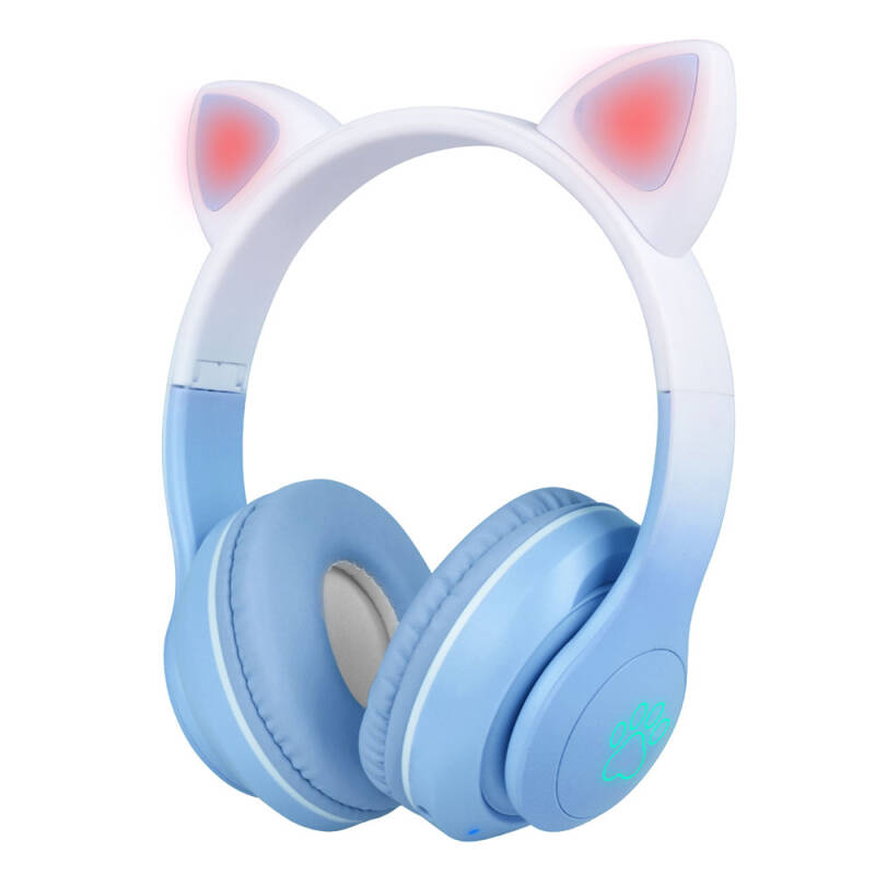 Zore STN-28 Pro Cat Ear Design RGB Light Bluetooth Headset - 2