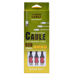 Zore Suffie MTL 3 in 1 Usb Cable - 5