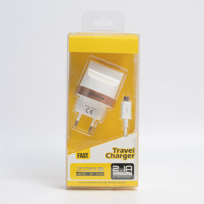 Zore Tiger 2000 Mah 2 in 1 Micro Home Charger Set - 5