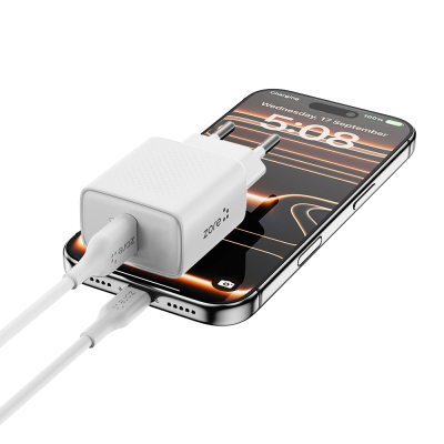 Zore Titan Series ZT03 USB-A to Type-C Travel Charger Kit 1M - 2