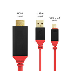 Zore Type-C HDMI Kablo Kırmızı Kutulu - 4