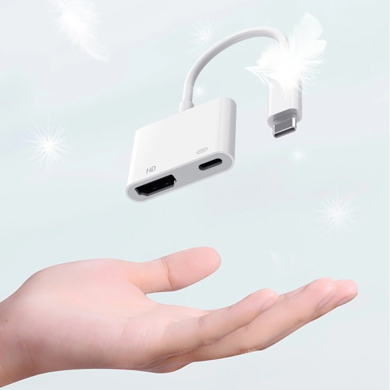 Zore Type-C to Type-C PD100W + HDMI 4K@30Hz 2in1 Adapter - 7