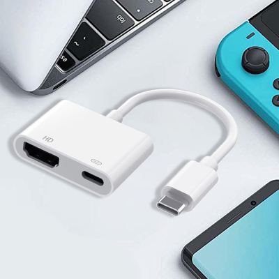 Zore Type-C to Type-C PD100W + HDMI 4K@30Hz 2in1 Adapter - 8