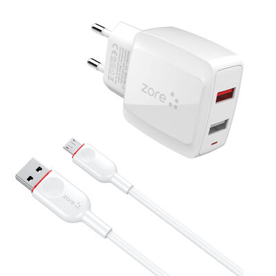 Zore Vest Series V2 Micro 2 in 1 Charger Set - 1