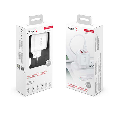 Zore Vest Series V2 Type-C 2 in 1 Charger Set - 9