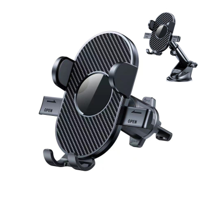 Zore X01-X02-X03 2-in-1 Flat Surface and Vent Design Car Phone Holder - 3
