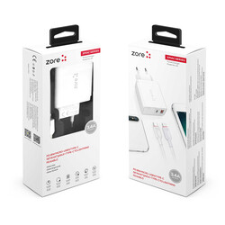 ​Zore XMac Series ZR-X2 PD To Lightning 2 in 1 Charger Set - 7