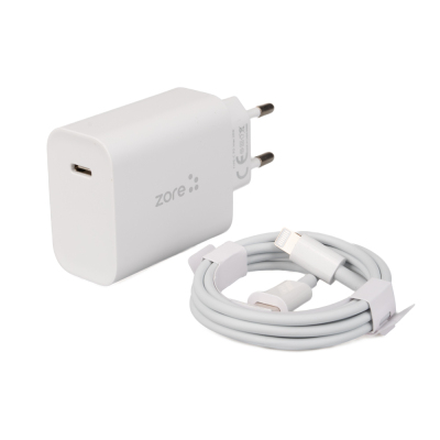 ​Zore XMac Serisi X7 Type-C to Lightning Ev Şarj Aleti 20W - 2