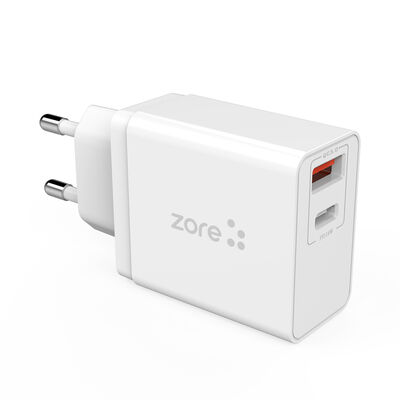 ​Zore XMac Series ZR-X2 Type-C 2 in 1 Charger Set - 4