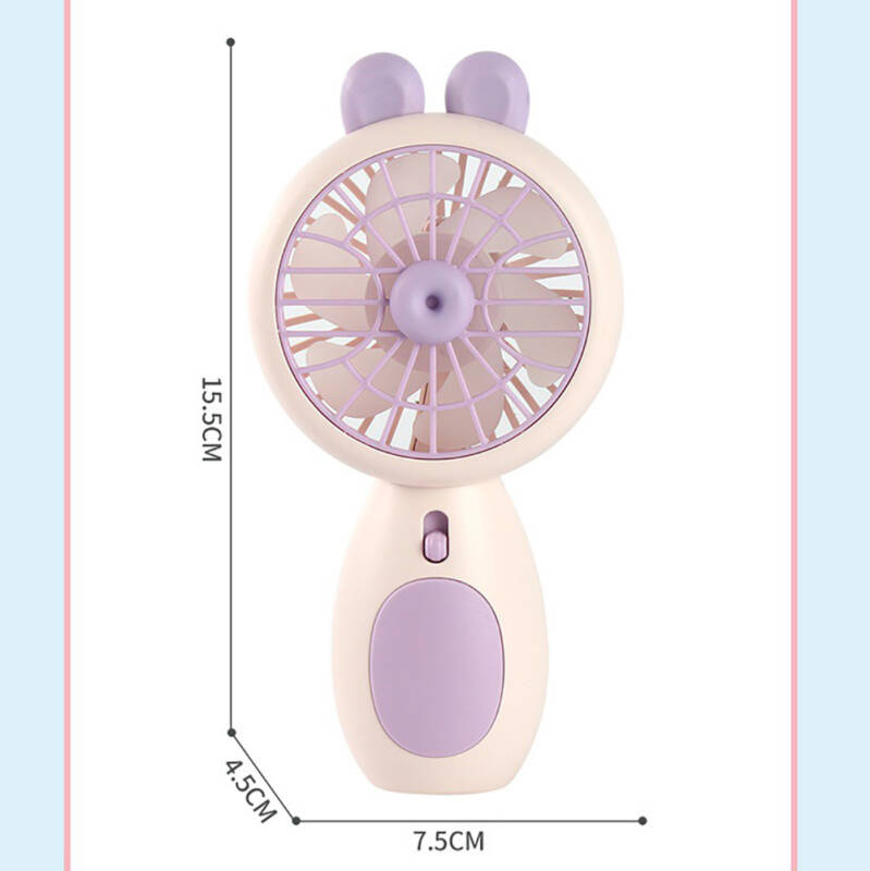 Zore ZB093 Işıklı Mini Vantilatör Portatif Soğutucu Fan - 6