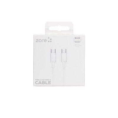 Zore ZR-41 Type-C to Type-C PD Fast Charging Data and Charging Cable 1M - 1