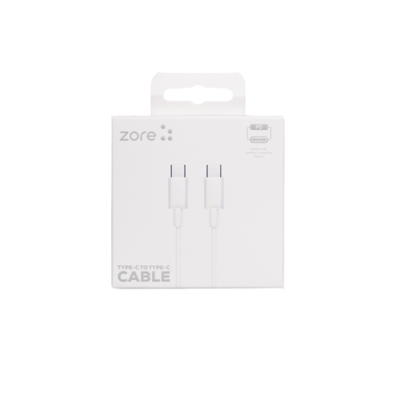 Zore ZR-41 Type-C to Type-C PD Fast Charging Data and Charging Cable 1M - 1