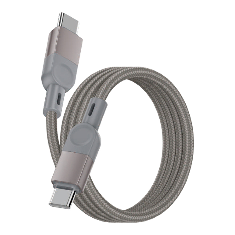 Zore ZR-44 Type-C to Type-C PD 100W Braided Design Fast Charging Data and Charging Cable 1M - 1