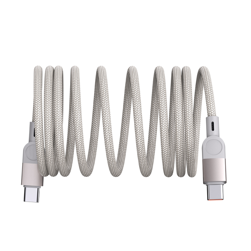 Zore ZR-44 Type-C to Type-C PD 100W Braided Design Fast Charging Data and Charging Cable 1M - 6