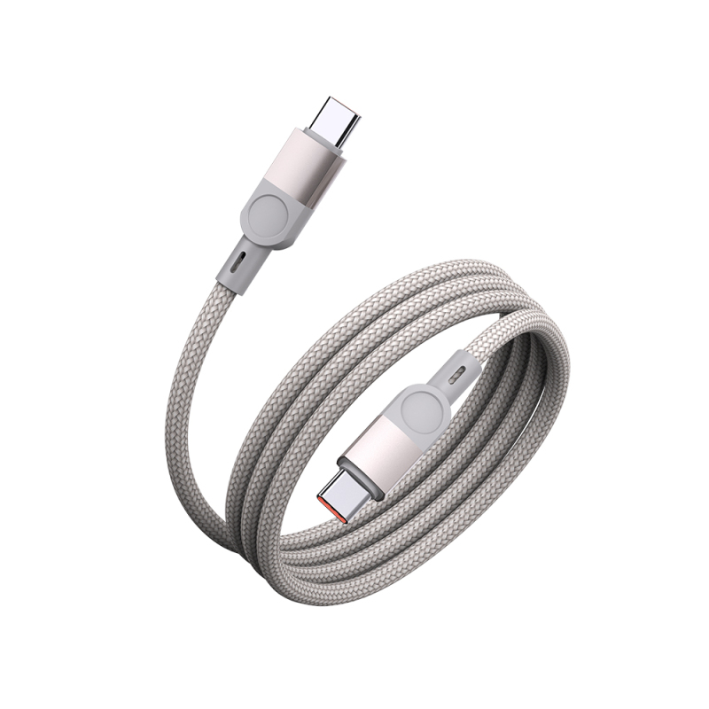 Zore ZR-44 Type-C to Type-C PD 100W Örgü Tasarımlı Hızlı Şarj Özellikli Data ve Şarj Kablosu 1M - 5
