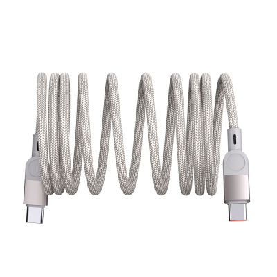 Zore ZR-44 Type-C to Type-C PD 100W Örgü Tasarımlı Hızlı Şarj Özellikli Data ve Şarj Kablosu 1M - 6