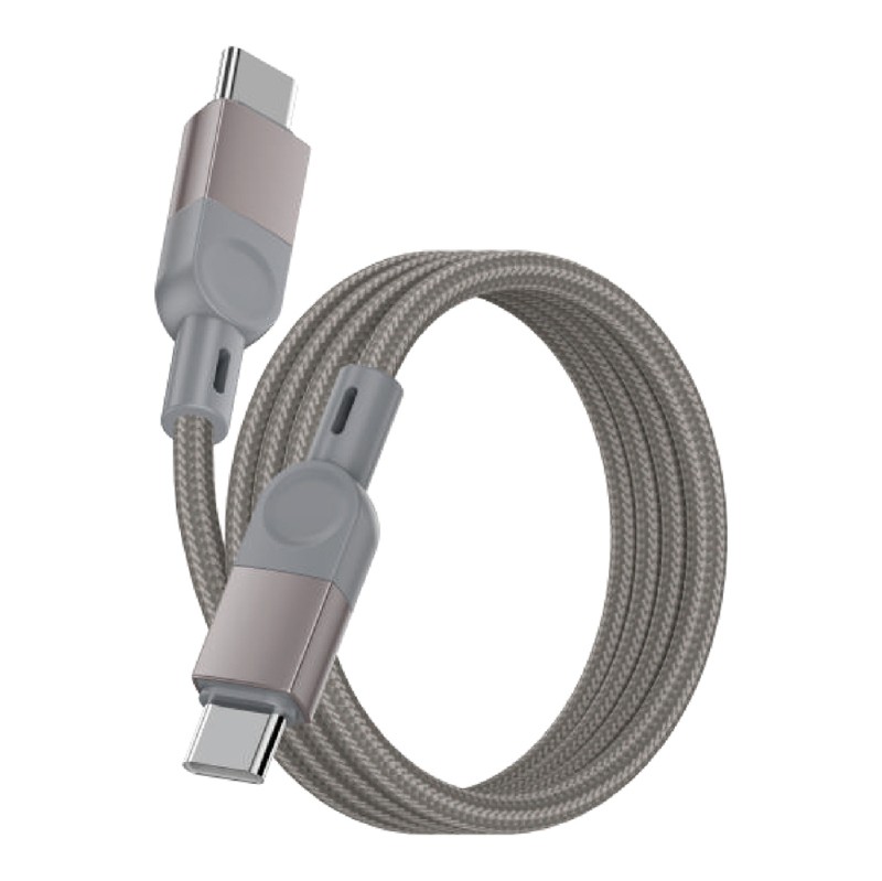 Zore ZR-44 Type-C to Type-C PD 100W Örgü Tasarımlı Hızlı Şarj Özellikli Data ve Şarj Kablosu 1M - 1