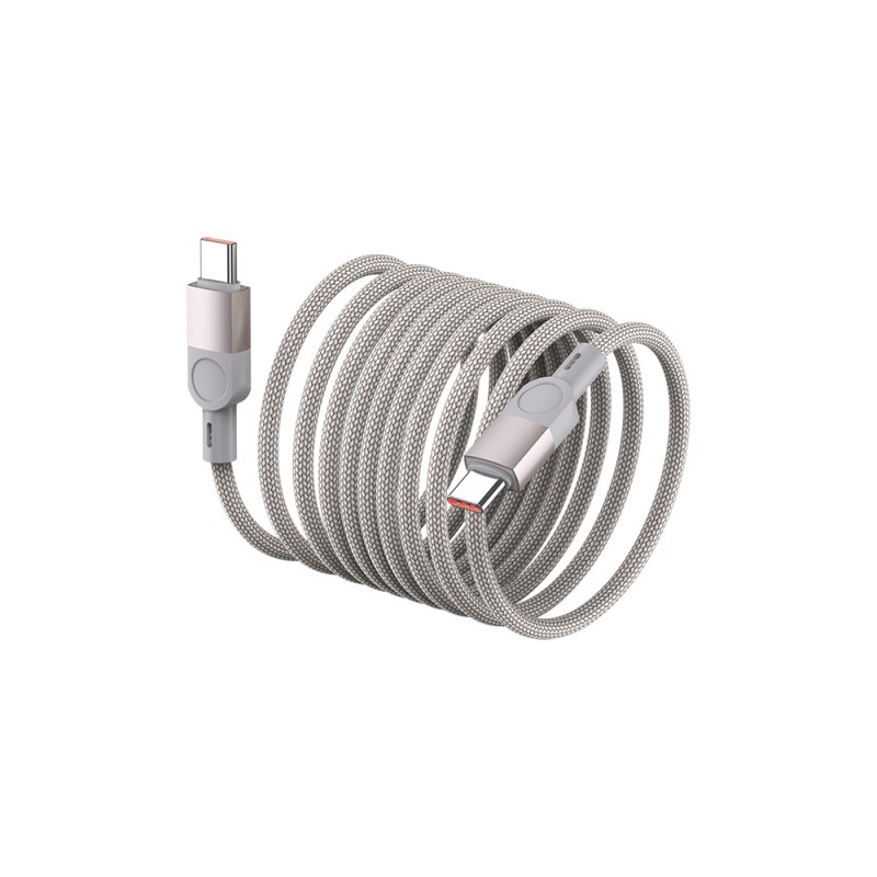 Zore ZR-44 Type-C to Type-C PD 100W Örgü Tasarımlı Hızlı Şarj Özellikli Data ve Şarj Kablosu 1M - 4