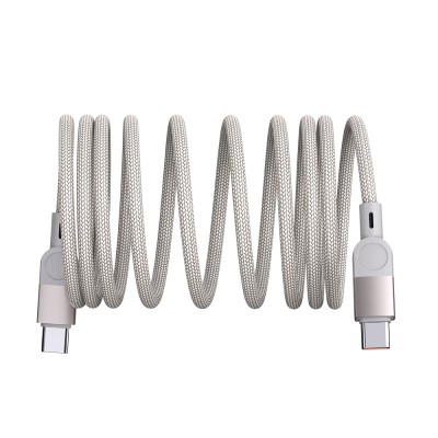 Zore ZR-44 Type-C to Type-C PD 100W Örgü Tasarımlı Hızlı Şarj Özellikli Data ve Şarj Kablosu 1M - 6
