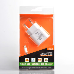 Zore ZR-A2000 2 USB Lightning Home Charger Set - 2