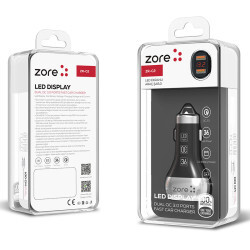 Zore ZR-CDualghtning 2 in 1 Car Charger Set - 8