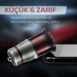 Zore ZR-C304Q Micro Car Charger Set - 11