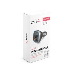 Zore ZR-WP3C02 Bluetooth Transmitter Mp3 Car Charge - 4